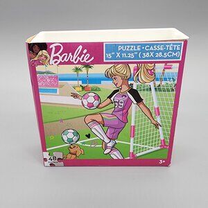 Barbie Soccer Puzzle 48 Pcs Dana Wares 2020 Complete Girl Dog Sports Theme